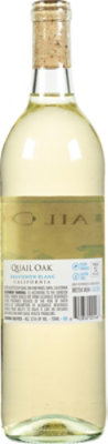 Quail Oak Sauvignon Blanc Wine - 750 ML - Image 4