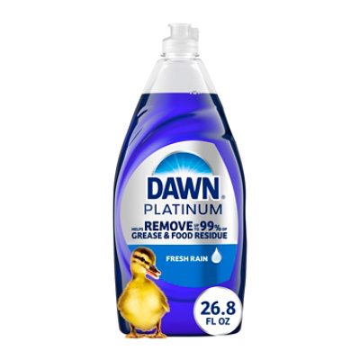 Dawn Platinum Dishwashing Liquid, Fresh Rain - 26.8 Oz. - 26.8 OZ - Image 1