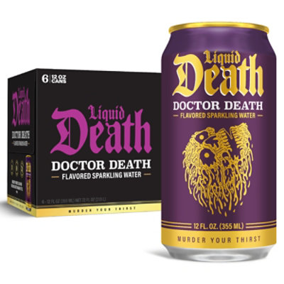 Liquid Death Doctor Death 6-12fz - 6-12 FZ - Image 1