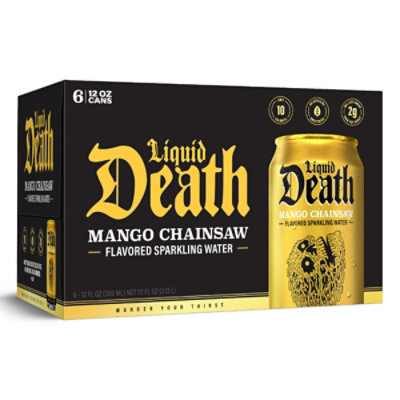Liquid Death Mango Chainsaw 6-12fz - 6-12 FZ - Image 3