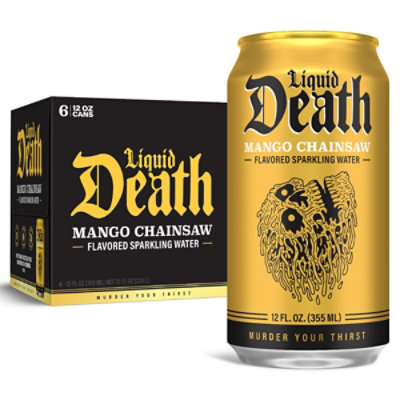 Liquid Death Mango Chainsaw 6-12fz - 6-12 FZ - Image 1