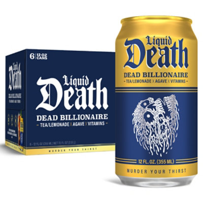 Liquid Death Dead Billionaire 6-12fz - 6-12 FZ - Image 1