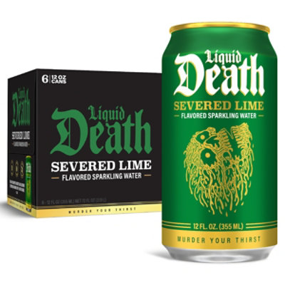 Liquid Death Severed Lime 6-12fz - 6-12 FZ - Image 1