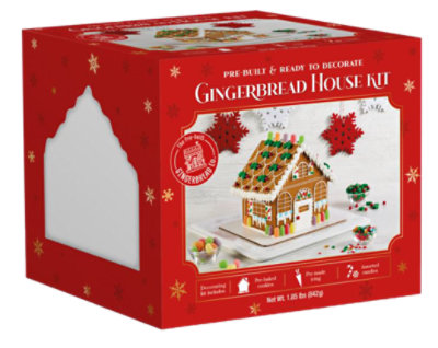 Pre-built Gingerbread House Kit 30.47 Oz - 30.47 OZ - Image 1