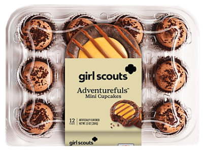 Cafe Valley Girl Scouts Adventurefuls Mini Cupcakes - 10 OZ