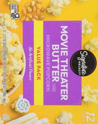 Signature Select Popcorn Microwave Movie Theater 12-3.21 Oz - 12-3.21 OZ - Image 6