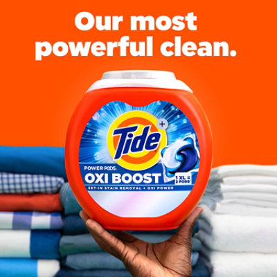Tide Power Pods Xl Pacs With Oxi Boost, Original Scent, 25 Ct. - 25 CT - Image 2