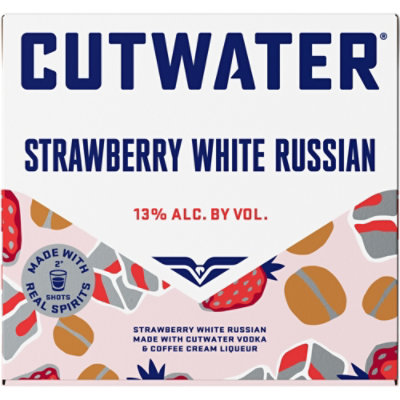 Cutwater Strawberry White Russian - 4-12 FZ - Image 2