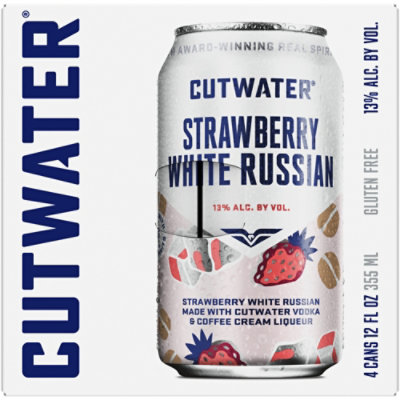 Cutwater Strawberry White Russian - 4-12 FZ - Image 4