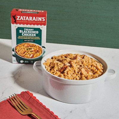 Zatarain's Creamy Blackened Chicken Rice Mix 8 Oz - 8 OZ - Image 2