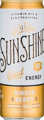 Sunshine Energy Ginger Berry 12fz - 12 FZ - Image 2