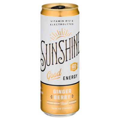 Sunshine Energy Ginger Berry 12fz - 12 FZ - Image 1
