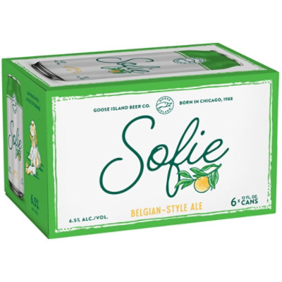 Goose Island Sophie 6pk Cans - 6-12 FZ - Image 1