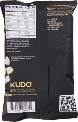 Kudo Popcorn White Cheddar 2oz - 2 OZ - Image 6