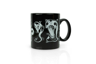 Just Funky Billie Eilish Bury A Friend Glow-In-The-Dark Ceramic Coffee Mug | 16 Ounces - Image 1