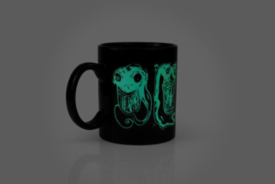 Just Funky Billie Eilish Bury A Friend Glow-In-The-Dark Ceramic Coffee Mug | 16 Ounces - Image 4