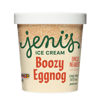 Jenis Splendid Ice Cream Boozy Eggnog, Pint - 1 PT - Image 1