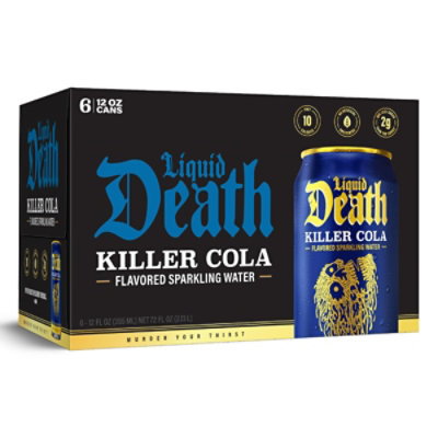 Liquid Death Killer Cola 6-12fz - 6-12 FZ - Image 3