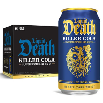 Liquid Death Killer Cola 6-12fz - 6-12 FZ - Image 1