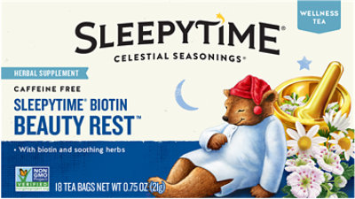 Celestial Seasonings Tea Sleepytime Beauty Rest - 18 CT - Image 1