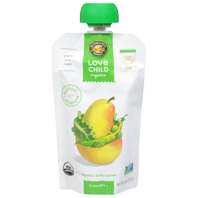 Love Child Super Blends Pear Kale Peas 4oz - 4 OZ - Image 3