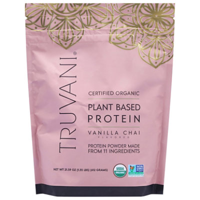 Truvani Protein Powder Vanilla Chai 21.59oz - 21.59 OZ - Image 3