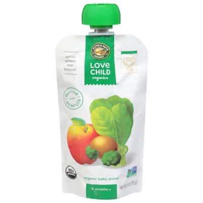 Love Child Super Blends Apple Spinach Kiwi Broccoli 4oz - 4 OZ - Image 3