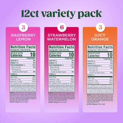 Bloom Sparkling Energy Drink Variety Pack - 12-12 Fl. Oz - Image 2