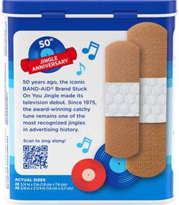 Bandaid Flex Fab Assort 50ct Tin - 50 CT - Image 3