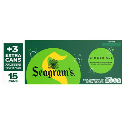 Seagrams Ginger Ale 15-12fz - 15-12 FZ - Image 3