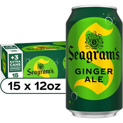 Seagrams Ginger Ale 15-12fz - 15-12 FZ - Image 1