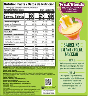 Outshine Fruit Blends Tropical Punch Bars - 15 FZ - Image 5