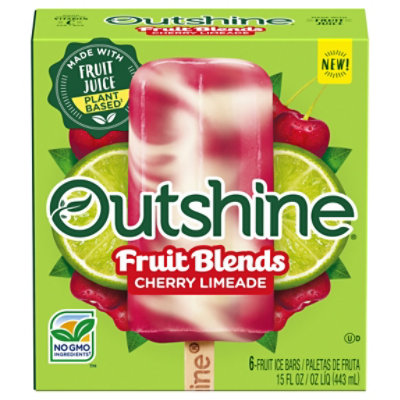 Outshine Fruit Blends Cherry Limeade Bars - 15 FZ - Image 2