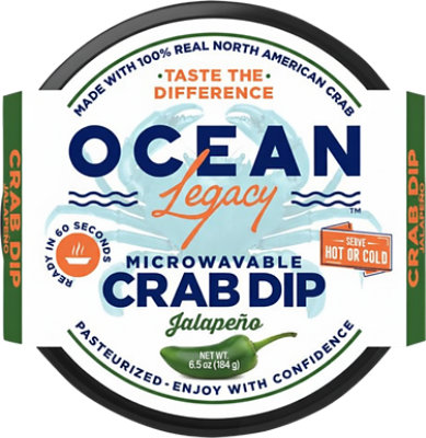 Ocean Legacy Crab Dip Jalapeno Callnectes - 6.5 OZ - Image 1