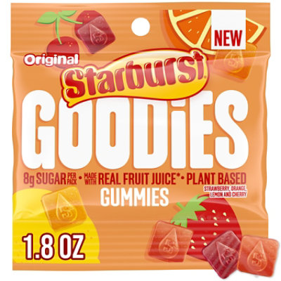 Starbust Goodies Gummies Original Peg Pack 1.8 Ounces Per Bag - 1.8 OZ - Image 1