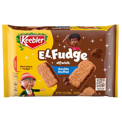 Keebler E.L. Fudge Double Stuffed with Crème Filling Elfwich Cookies - 13 Oz - Image 5