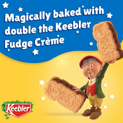 Keebler E.L. Fudge Double Stuffed with Crème Filling Elfwich Cookies - 13 Oz - Image 5