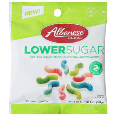 Gummi Worms Low Sugar - 1.76 OZ - Image 1