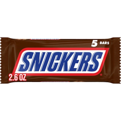 Snickers Funsize 5 Pack 2.6 Ounces Each - 2.6 OZ - Image 1