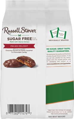 4.7oz Sugar Free Milk Chocolate Pecan Delights Mini Gusset Bag - 4.7 OZ - Image 6