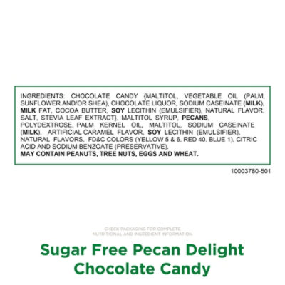 4.7oz Sugar Free Milk Chocolate Pecan Delights Mini Gusset Bag - 4.7 OZ - Image 4