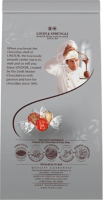 Lindt LINDOR Milk Assorted Chocolate Candy Truffles Bag - 5.1 Oz - Image 5