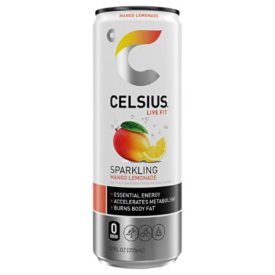 Celsius Mango Lemonade 12fz - 12 FZ - Image 3