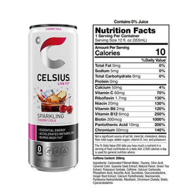 Celsius Cherry Cola 12fz - 12 FZ - Image 2
