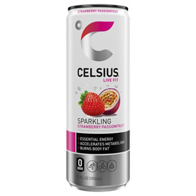 Celsius Strawberry Passionfruit 12fz - 12 FZ - Image 1