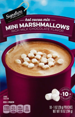 Signature Select Rich Chocolate Flavor With Marshmallows Hot Cocoa Mix 10-1 Ounce Packets - 10-1 OZ - Image 2