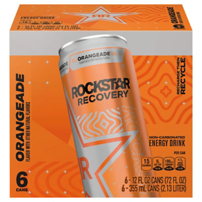 Rockstar Recovery Orangeade 6-12fz - 6-12 FZ - Image 3