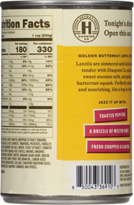 Heyday Canning Co Soup Golden Butternut Lentil Stew 15oz - 15 OZ - Image 5