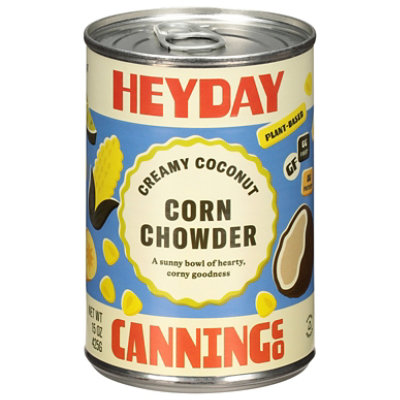 Heyday Canning Co Soup Creamy Coconut Corn Chowder 15oz - 15 OZ - Image 2