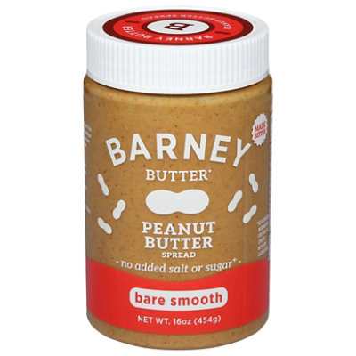 Barney Butter Bare Smooth Peanut Butter 16 Oz - 16 OZ - Image 1